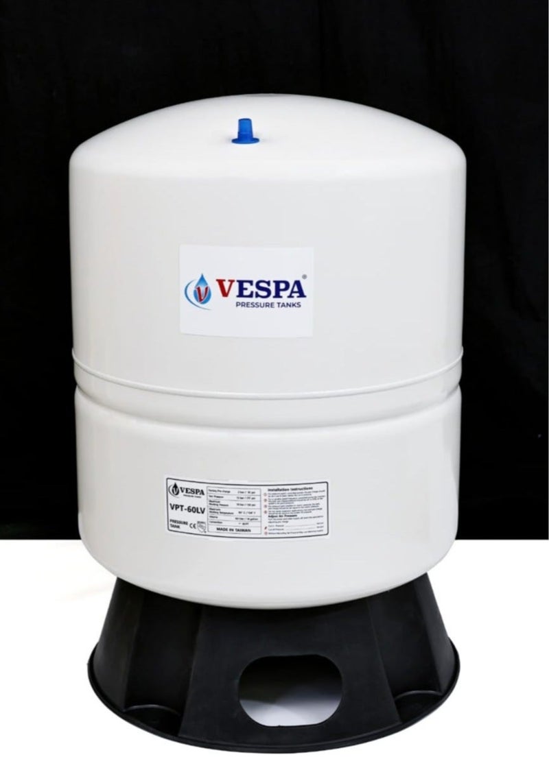 VESPA Water Pressure Tank 60 Liter 10 Bar Heavy Duty for Booster and Irrigation Systems