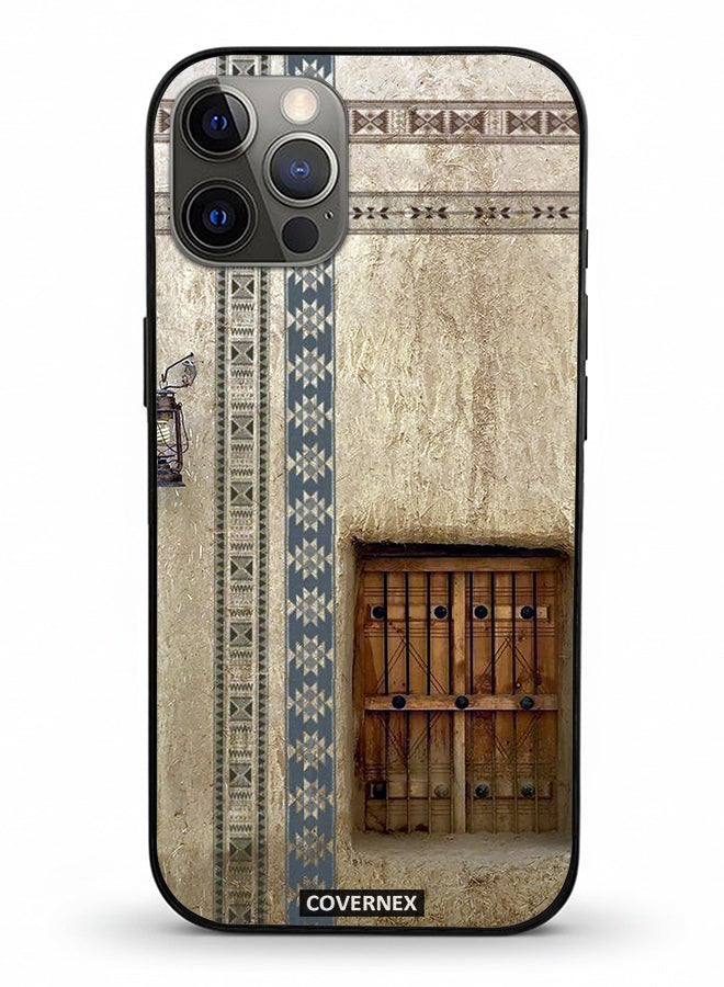 Covernex Apple iPhone 12 Pro Protective Case Cover Printed Featuring Traditional Mud Architecture - Image 2