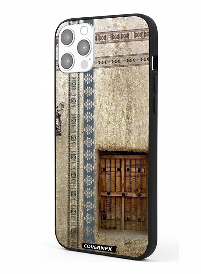 Covernex Apple iPhone 12 Pro Protective Case Cover Printed Featuring Traditional Mud Architecture - Image 1
