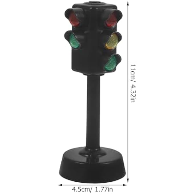 2 PIECES TRAFFIC LIGHT TOY FUNNY EARLY EDUCATIONAL TOY TRAFFIC LIGHT MODEL TOY TRAFFIC SIGNAL TOY EARLY EDUCATION TOY TRAFFIC MODEL FOR CHILDREN - Image 3
