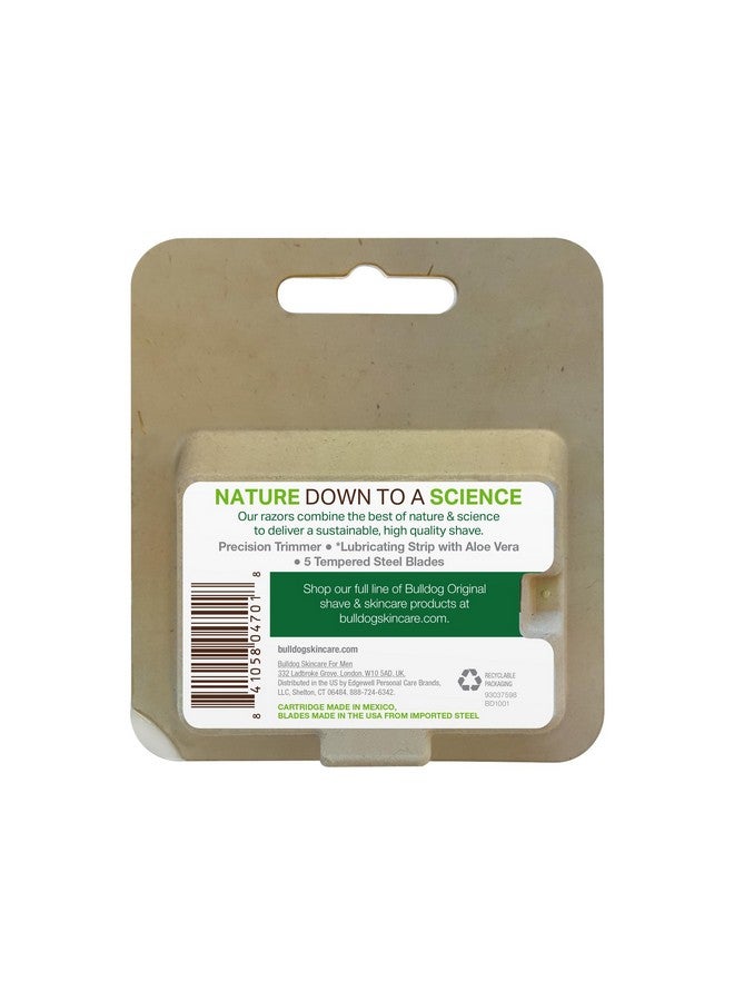 Bulldog Mens Skincare and Grooming Original Razor Blades Refills for Men, 4 Count - Image 5