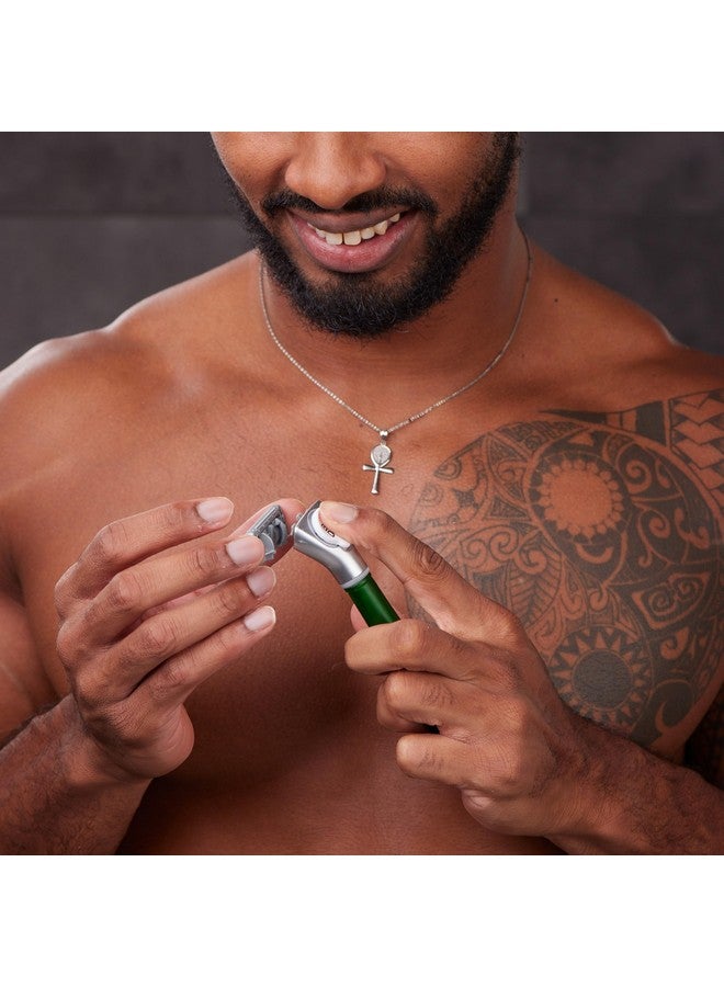 Bulldog Mens Skincare and Grooming Original Razor Blades Refills for Men, 4 Count - Image 2