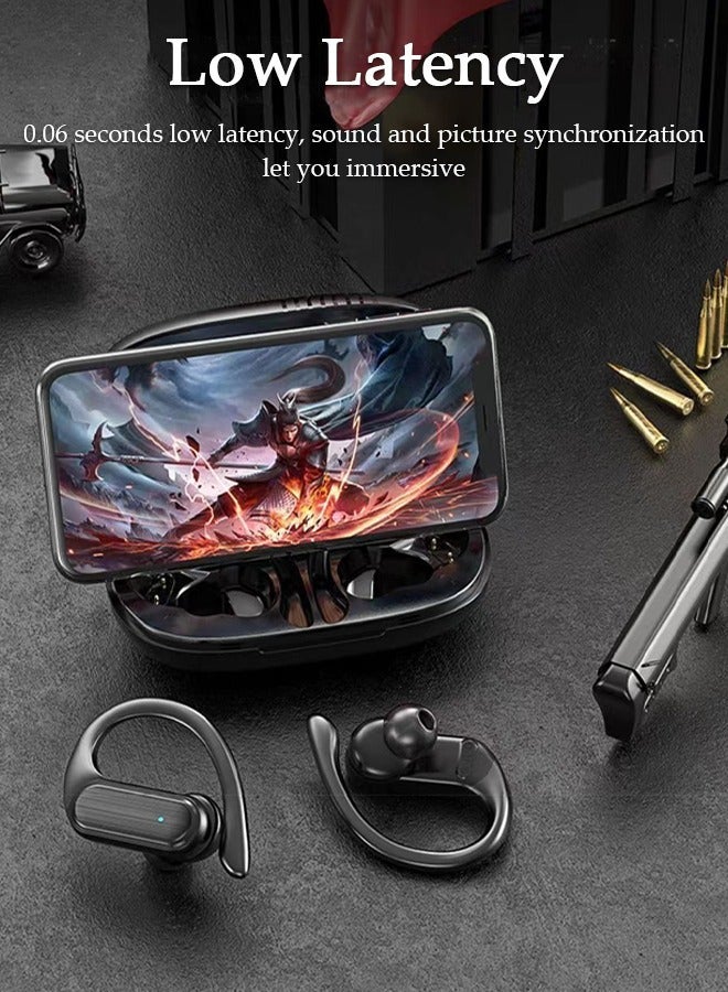 DUNISO Wireless Earbuds Bluetooth 5.3 Headphones Wireless Charging Case Sports Ear Buds Touch Control LED Power Display Built-in Mic Headset Waterproof Earphones in-Ear for IOS and Android - Image 4