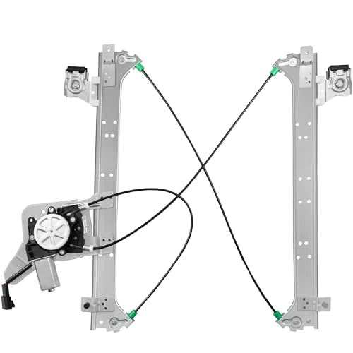 XIMAKA Rear Passenger Side Power Window Regulator with Motor 2 Pins Fit for 20012006 Chevrolet Silverado 1500 3500 Avalanche Suburban GMC Sierra 1500 2500 3500 Yukon XL Cadillac Escalade 741579 - Image 1