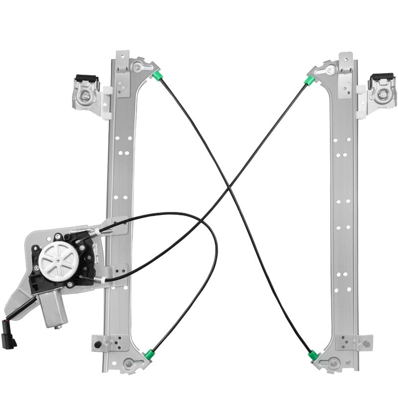 XIMAKA Rear Passenger Side Power Window Regulator with Motor 2 Pins Fit for 20012006 Chevrolet Silverado 1500 3500 Avalanche Suburban GMC Sierra 1500 2500 3500 Yukon XL Cadillac Escalade 741579 - Image 3