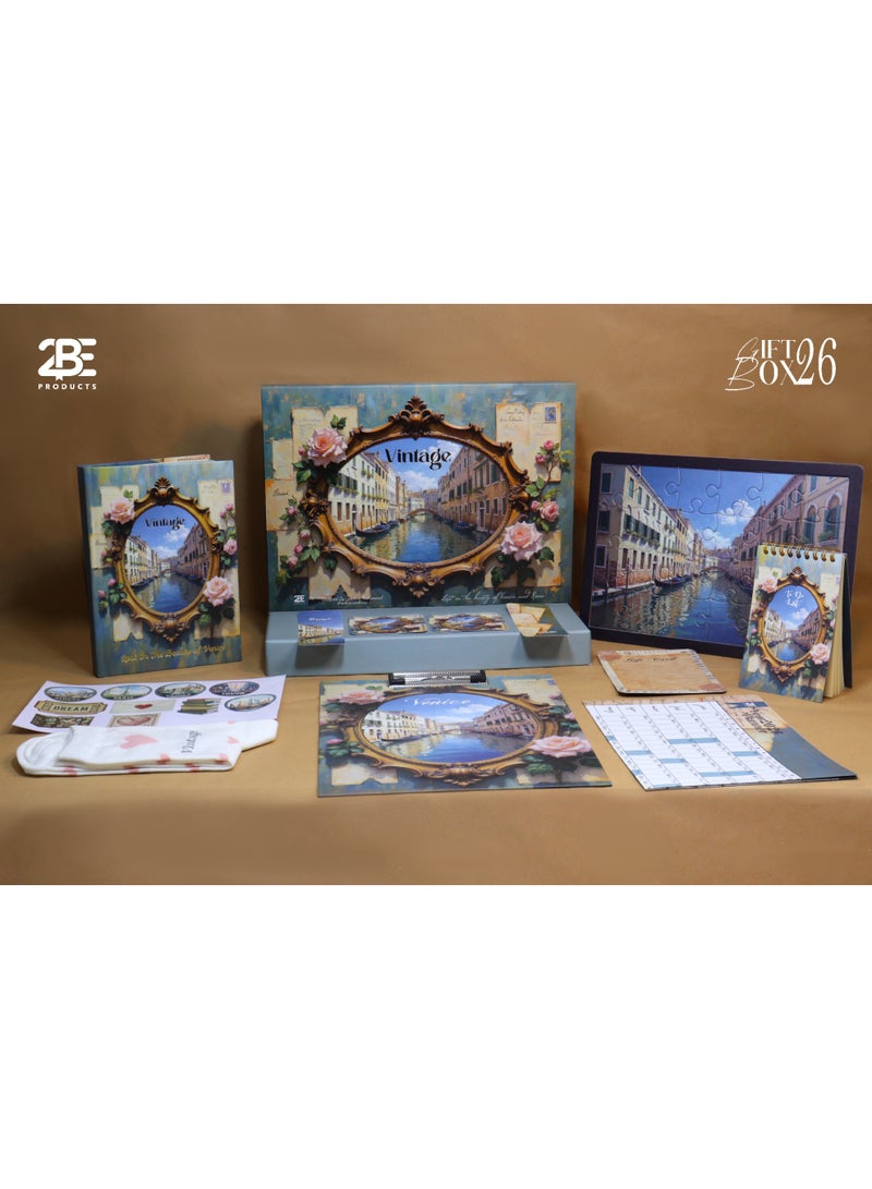 برج العرب هدية بوكس راس السنة 2026 تصميم كلاسيكي - Image 1