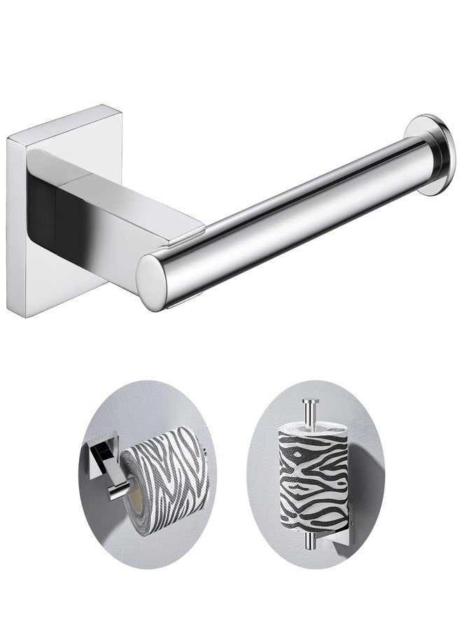 Suyar Polished Chrome Toilet Paper Holder, SUS 304 Stainless Steel Wall Mount Toilet Roll Holder, TP Hanger for Bathroom - Image 1