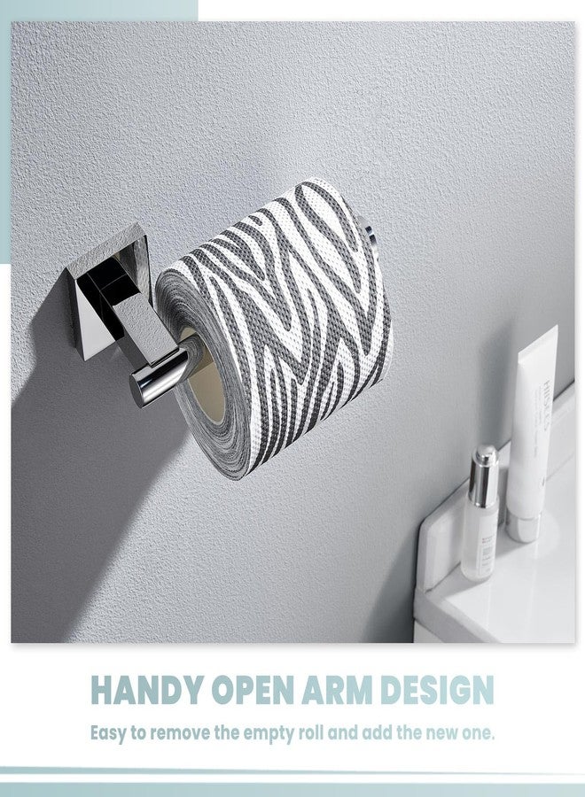 Suyar Polished Chrome Toilet Paper Holder, SUS 304 Stainless Steel Wall Mount Toilet Roll Holder, TP Hanger for Bathroom - Image 5