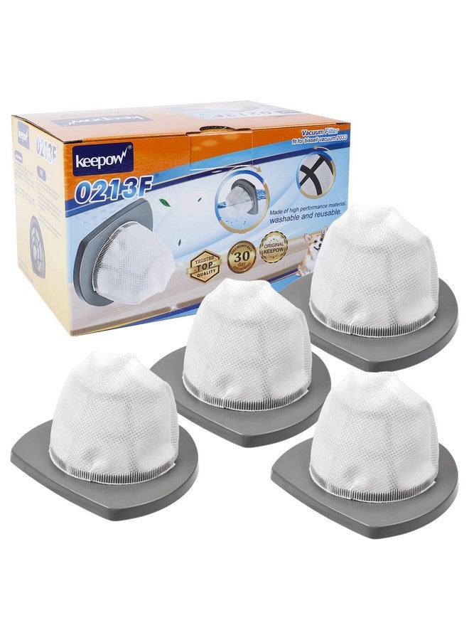 KEEPOW Featherweight Replacement Filters Compatible with Bissell Featherweight Stick Lightweight Bagless Vacuum 2033, 20331, 20333, 20336, 20339, 2033M (4-Pack) - Image 1