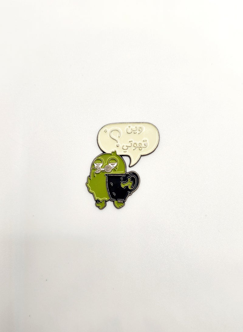 Generic Ain Qahwati mobile Sticker - Premium Quality Metal for Mobile, Cars, Laptops, and Accessories  - Image 1