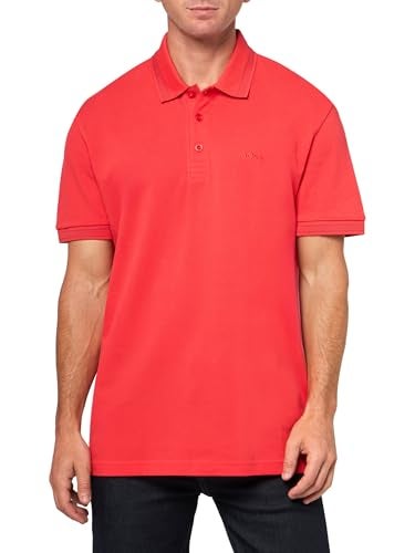 BOSS, Paddy Short Sleeve Polo Shirt, Hibiscus red, XXL - Image 4
