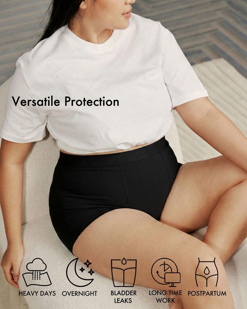 STRAWBERRY WEEKS LEAKPROOF2.0 Period Boxer for Women Holds 12 Tampons | Overnight Period Shorts Heavy Flow Full Coverage | Postpartum | Bladder Leak(L/XL) - Image 5