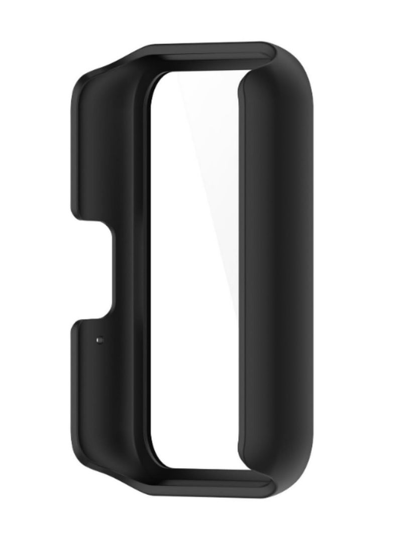 1pcs PC Screen Protector Shell Cover For Samsung Galaxy Fit 3 Fit3 SM-R390 Protective Case Full Coverage Tempered Film Frame black  - Image 3