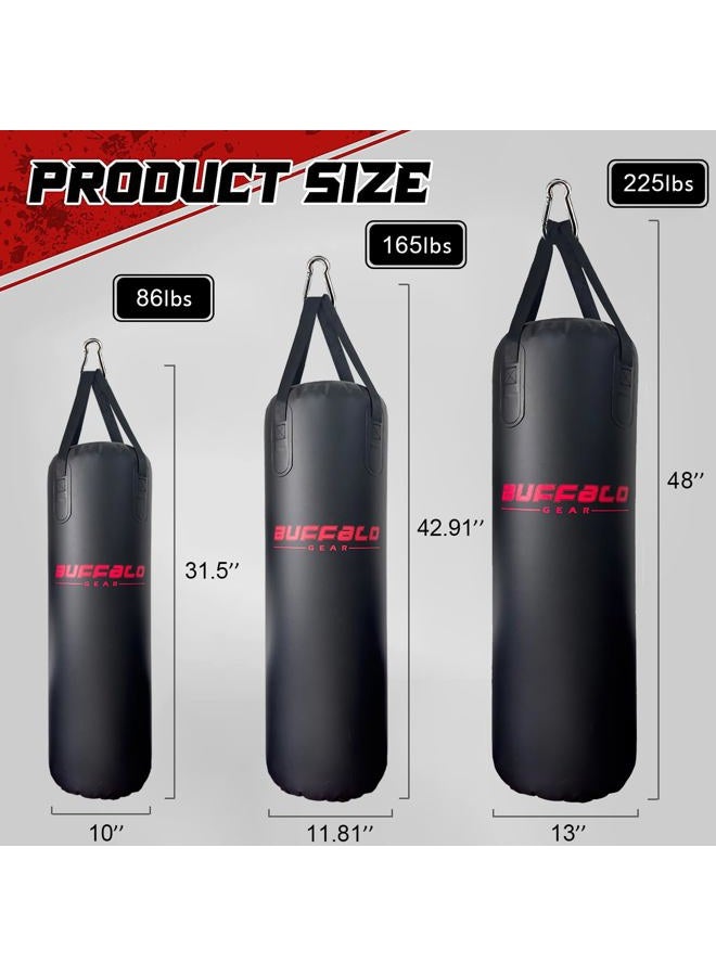 Buffalo Gear Water Punching Bag,165LB Adjustable Heavy Punching Bag Boxing Bag Kickboxing Bag for Adults Teens Training Bag for Fitness - Image 4