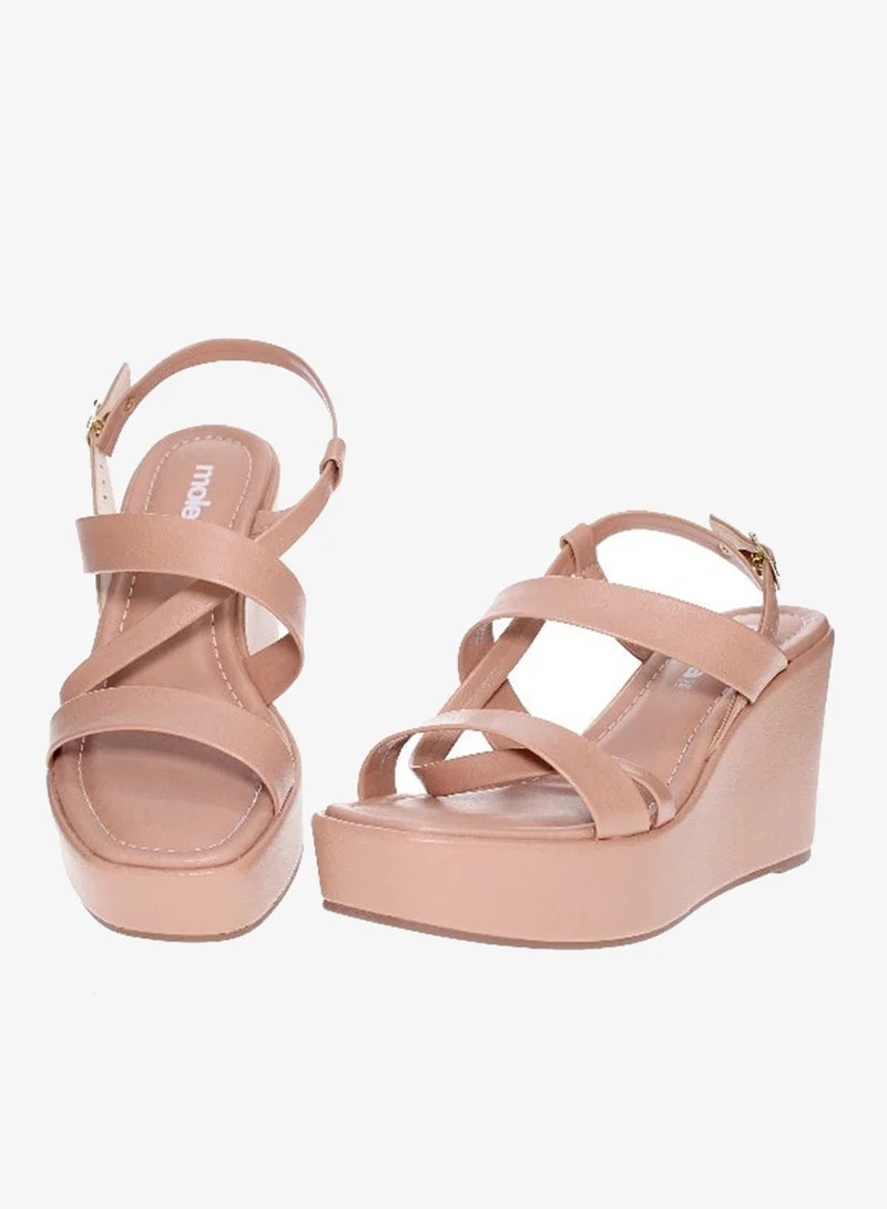 موليكا صنادل بكعب إسفيني للنساء - صنادل أنيقة بكعب إسفيني للبنات وللارتداء اليومي