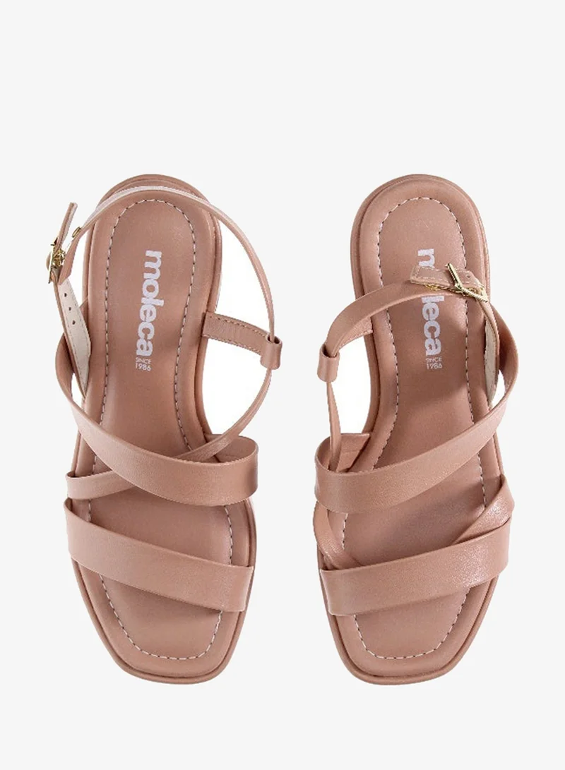 موليكا صنادل بكعب إسفيني للنساء - صنادل أنيقة بكعب إسفيني للبنات وللارتداء اليومي