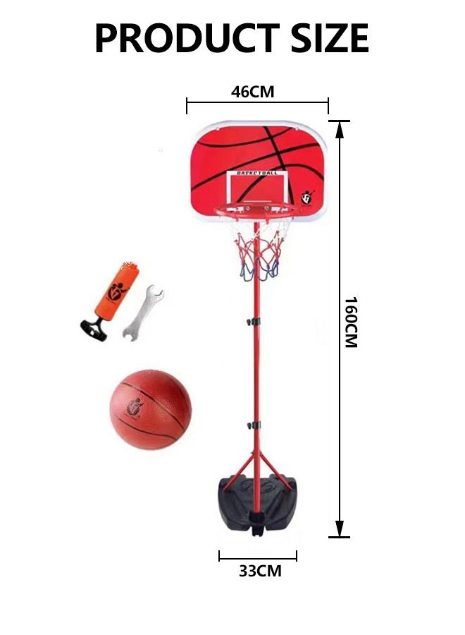 JSAITOYS Outdoor Indoor Premium Basketball Training Equipment Portable Basket Ball Hoops For Kids  - Image 5