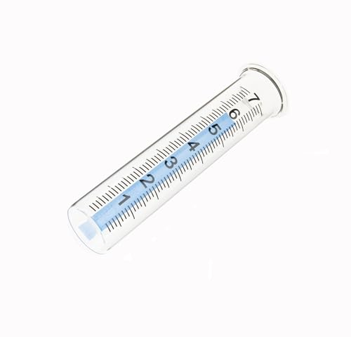 Mateda 7" Capacity Rain Gauge Glass Replacement Tube with Lid Design for Yard Garden Outdoor Home (01) - Image 3