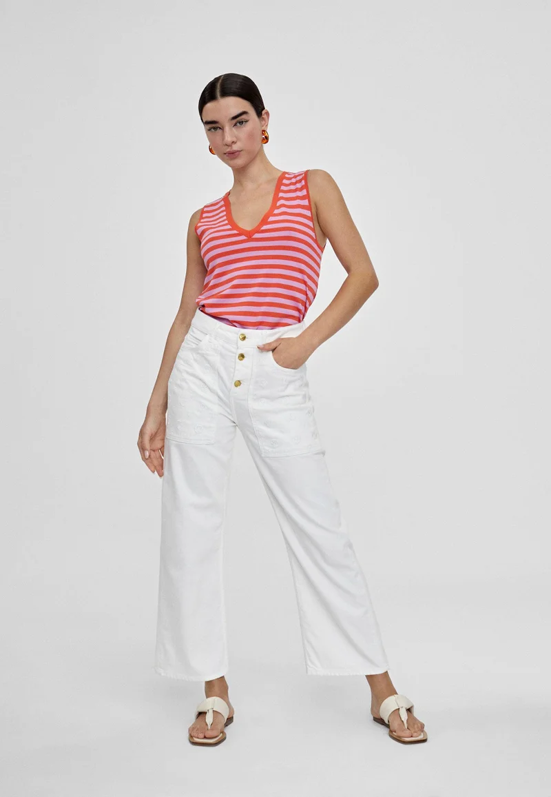 Lola Casademunt Striped knit top