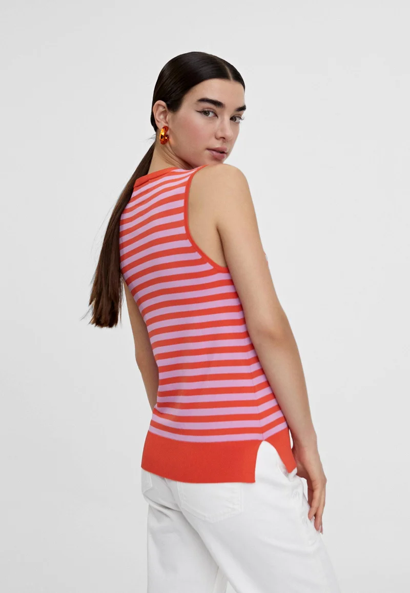 Lola Casademunt Striped knit top