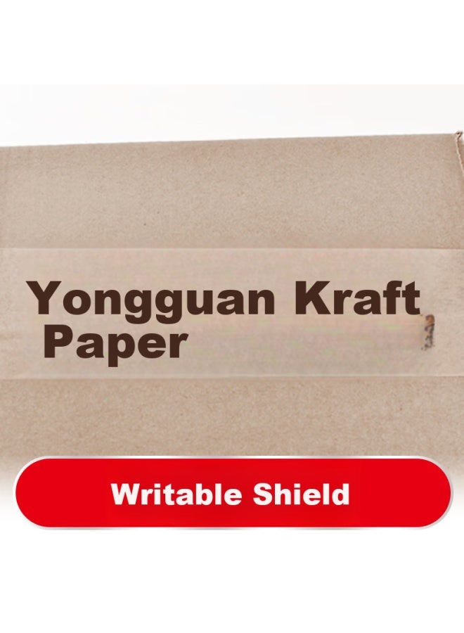 يونج جوان Yongguan شريط ورق كرافت، شريط معتم، شريط تغليف، شريط ختم، 36mm*30m*6 Rolls - Image 5