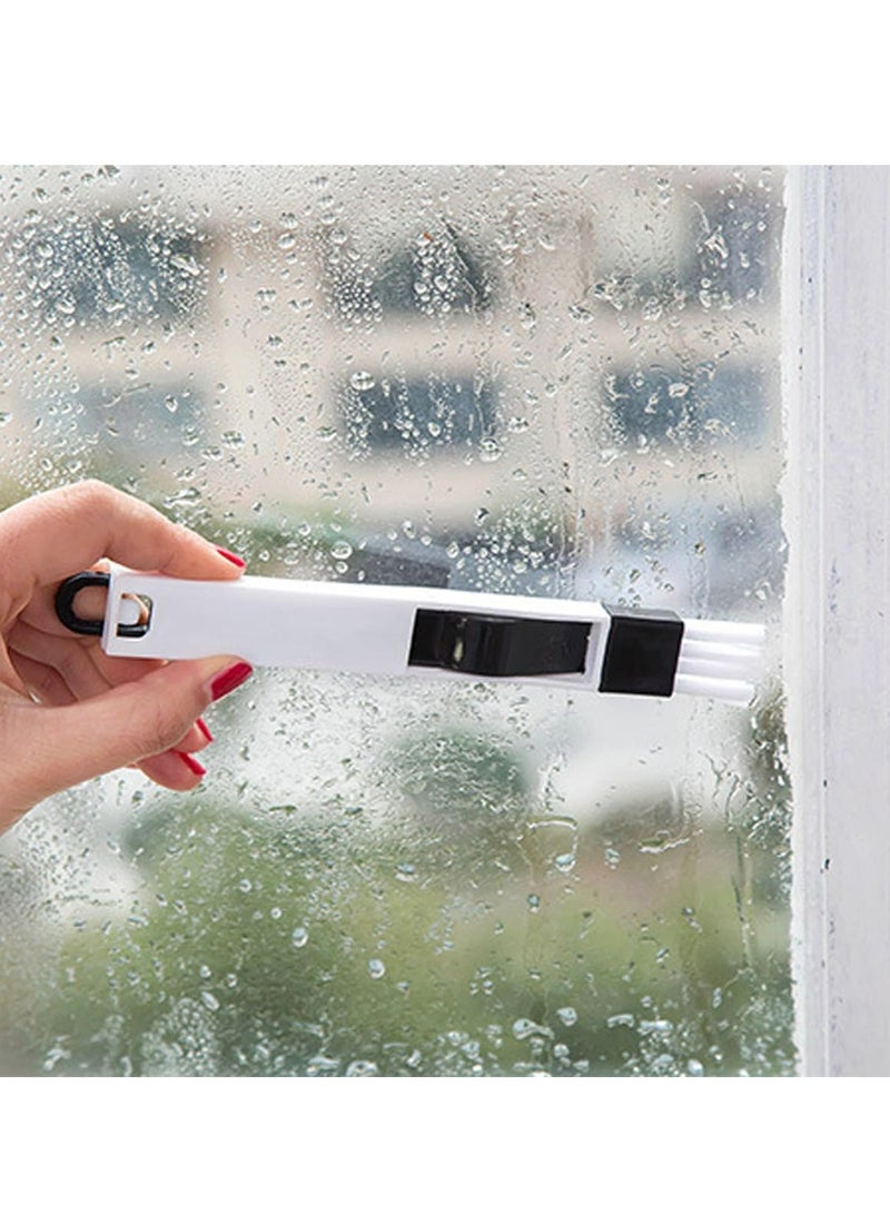 Loquat Mini 2-in-1 Dust Brush with Dustpan for Cleaning Window Frames, Keyboard. - Image 3