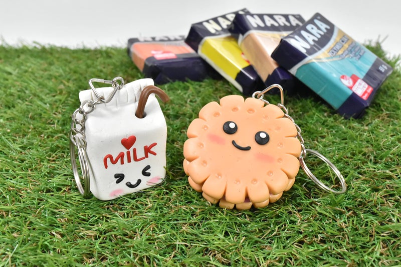 Nara Polymer Clay - 48 Pieces x 55g Display Stand - PM-2640-48 - Made in Thailand - Image 3