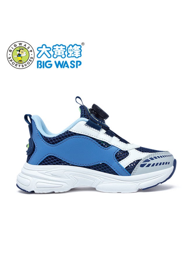 Big Wasp Kids Shoes Boys Girls Children's Sports Shoes D112421029 White Deep Blue 42