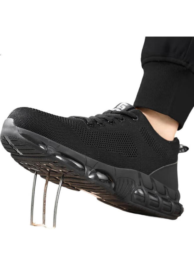 Jingtu أحذية عمل آمنة للرجال صيفية قابلة للتنفس معزولة 10Kv مقاومة للدهس بنعل بلاستيكي مقاوم للثقب 3033Tkv 38 - Image 3