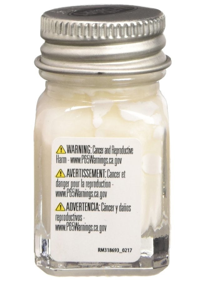 Testors Enamel Paint, Flat White, 1/4-Ounce - Image 2