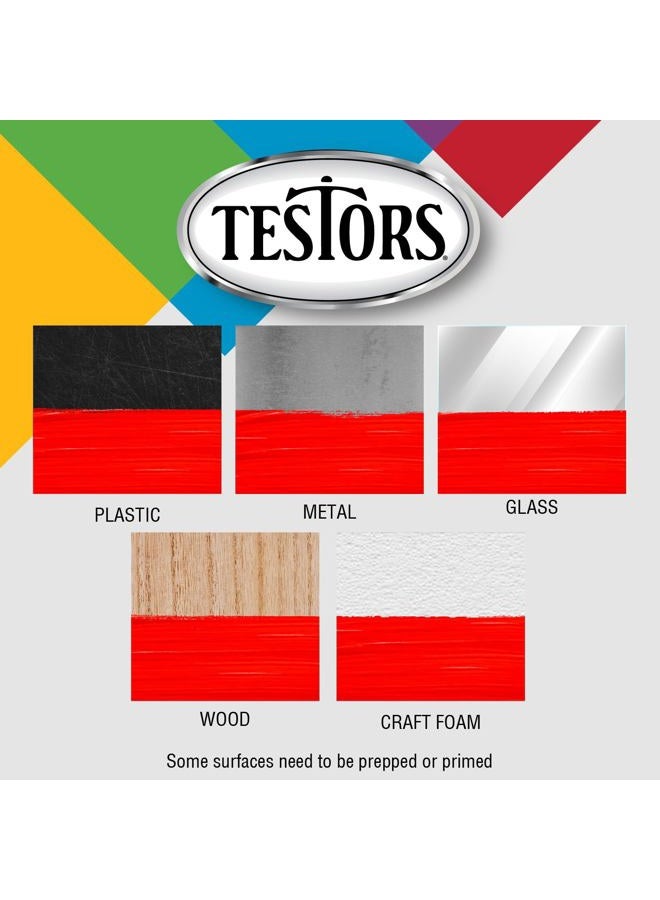 Testors Enamel Paint, Flat White, 1/4-Ounce - Image 5