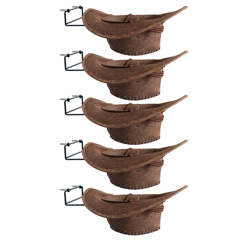 YYST Cowboy Hat Rack Holder Organizer Bracket 5/PK- No Cowboy Hat - Image 1