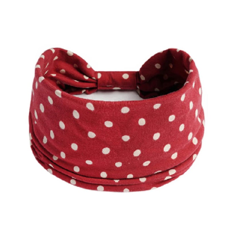 K-Elewon 3 Pack Women Wide Elastic Head Wrap Headband Sports yoga Hair Band (3 Pack(A09)) - Image 5