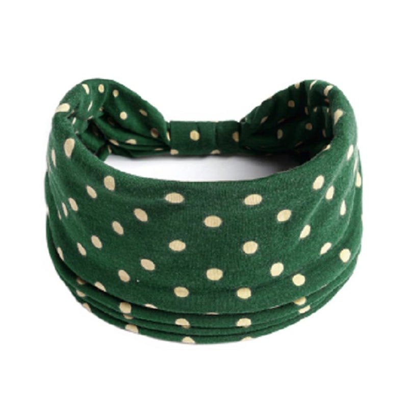 K-Elewon 3 Pack Women Wide Elastic Head Wrap Headband Sports yoga Hair Band (3 Pack(A09)) - Image 4