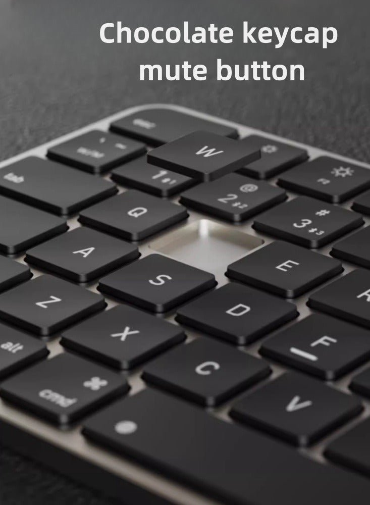 Wireless Bluetooth Keyboard, Tablet Notebook, Silent Office Specific Charging, Small-sized Dual Bluetooth/wireless 2.4G/multi Device Connectivity - Image 3