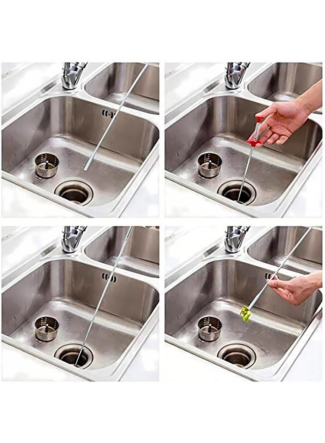 Domejo Flexible Grabber Claw Pick Up Reacher Tool with 4 Claws Bendable Hose Pickup Reaching Assist Tool for Litter Pick, Home Sink, Drains, Toilet (79 inch) - Image 4