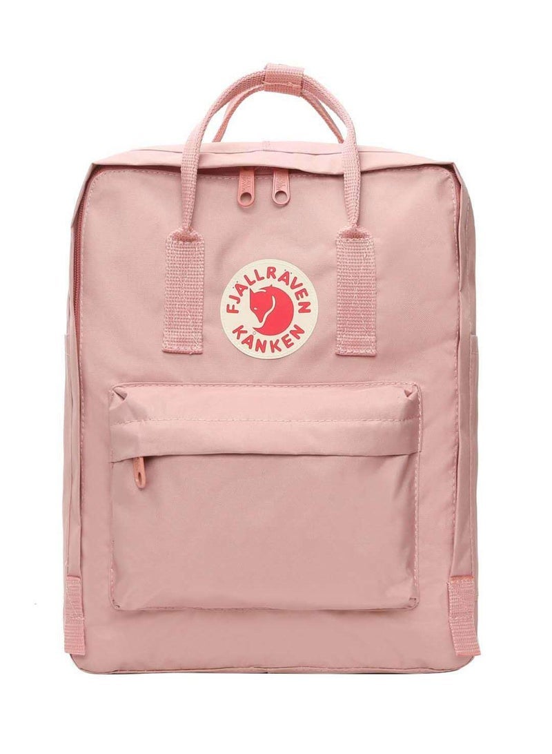 Large Capacity Backpack Lightweight Casual Bags Classic Student Schoolbags For Unisex Light Pink 20L