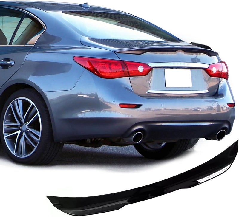 BDBO جناح خلفي لامع أسود BDBO لسيارة إنفينيتي Q50 (2014-2021) - Image 1