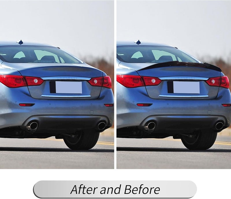 BDBO جناح خلفي لامع أسود BDBO لسيارة إنفينيتي Q50 (2014-2021) - Image 2