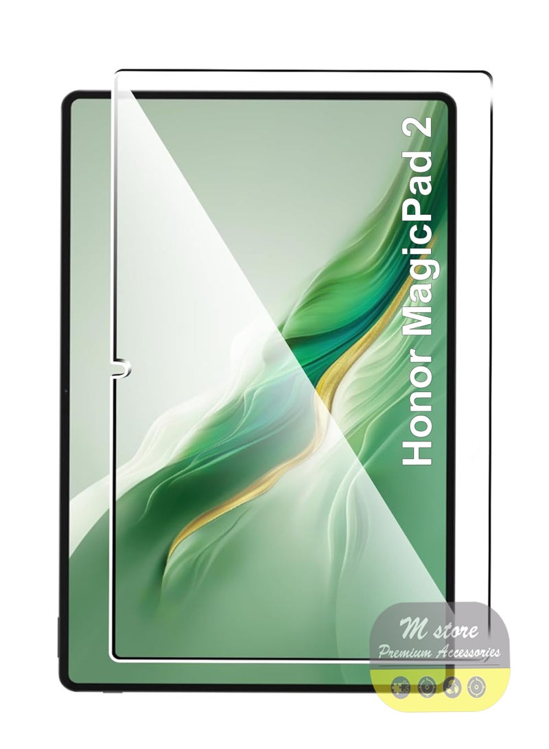 Honor MagicPad 2 12.3 Inch Tempered Glass Screen Protector – High Transparency, Delicate Touch, Anti-Explosion, Smooth Arc Edges, Easy Installation, Screen Protector for  Honor MagicPad 2 12.3 Inch - Image 1