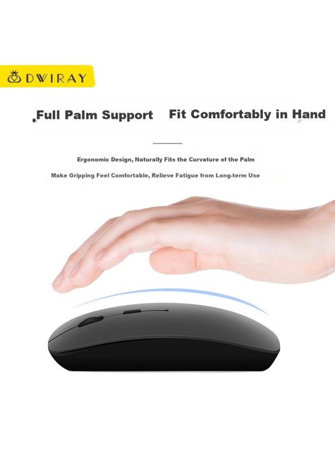 Diyi Workshop Diyigongfang Compatible With Apple Ultra-thin Dual-mode Wireless Bluetooth Mouse For Macbook Pro/air/13/14/m1/m2/ipad Tablet Laptop Accessory, Rechargeable - Image 4