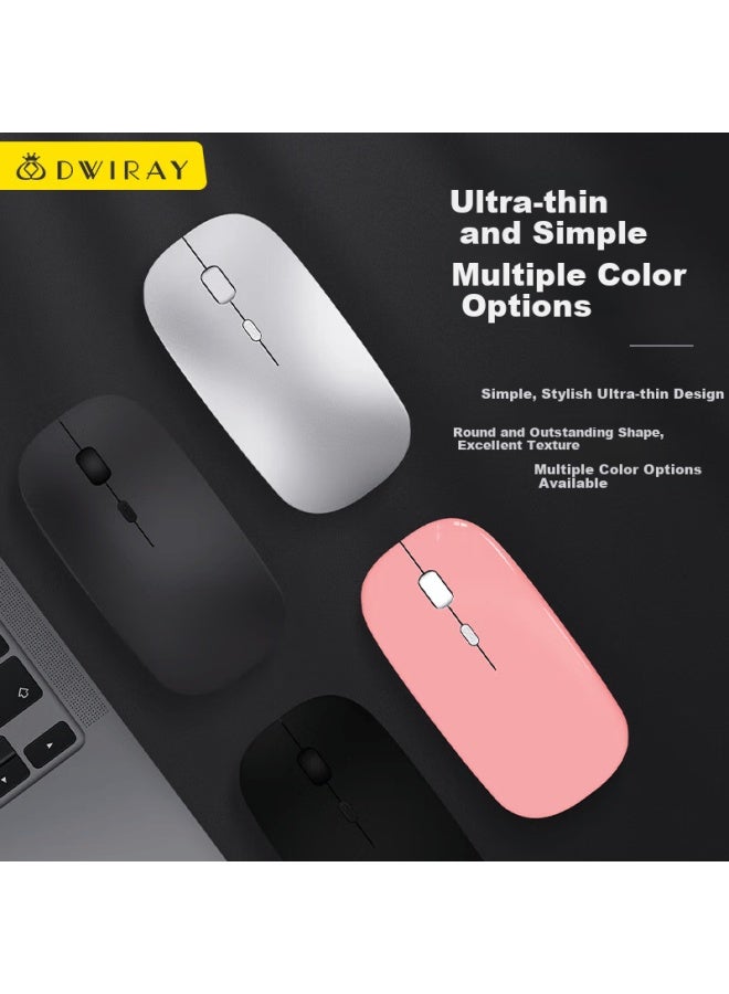Diyi Workshop Diyigongfang Compatible With Apple Ultra-thin Dual-mode Wireless Bluetooth Mouse For Macbook Pro/air/13/14/m1/m2/ipad Tablet Laptop Accessory, Rechargeable - Image 5