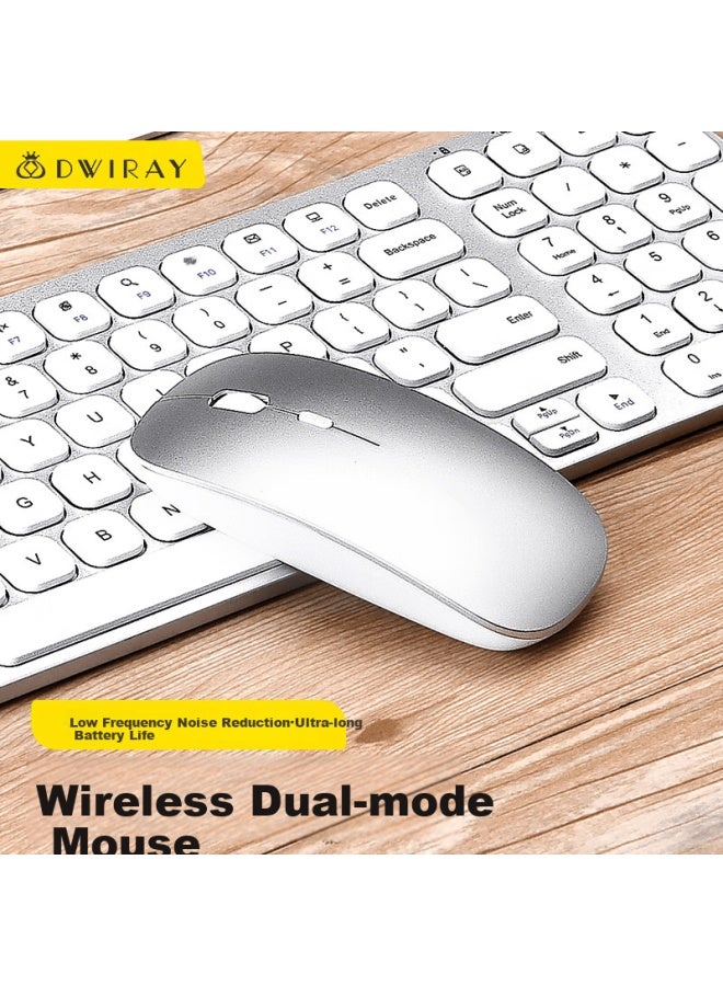 Diyi Workshop Diyigongfang Compatible With Apple Ultra-thin Dual-mode Wireless Bluetooth Mouse For Macbook Pro/air/13/14/m1/m2/ipad Tablet Laptop Accessory, Rechargeable - Image 2