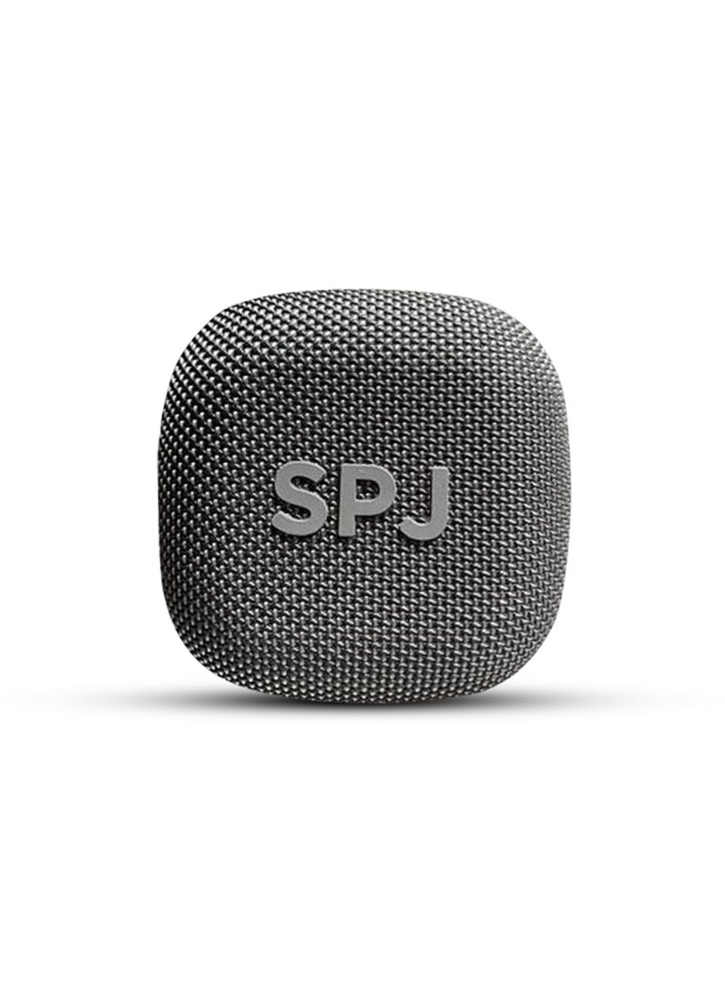 SPJ Portable Bluetooth Speaker, Compact Wireless Speaker with Clear Sound, Lightweight Design & Carry Loop – Black - Image 1