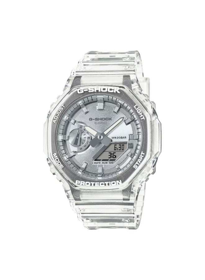 Casio G-SHOCK GA-2100BM-7A8DR, Carbon Core Guard Analog-Digital Watch, Octagonal Bezel, Shock Resistant, 200M Water Resistant, Double LED Light, World Time - Image 1