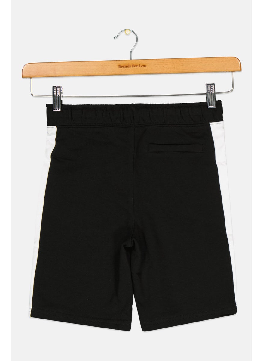 PUMA Kids Boy Sportswear Fit Training Shorts, Black  - Image 2