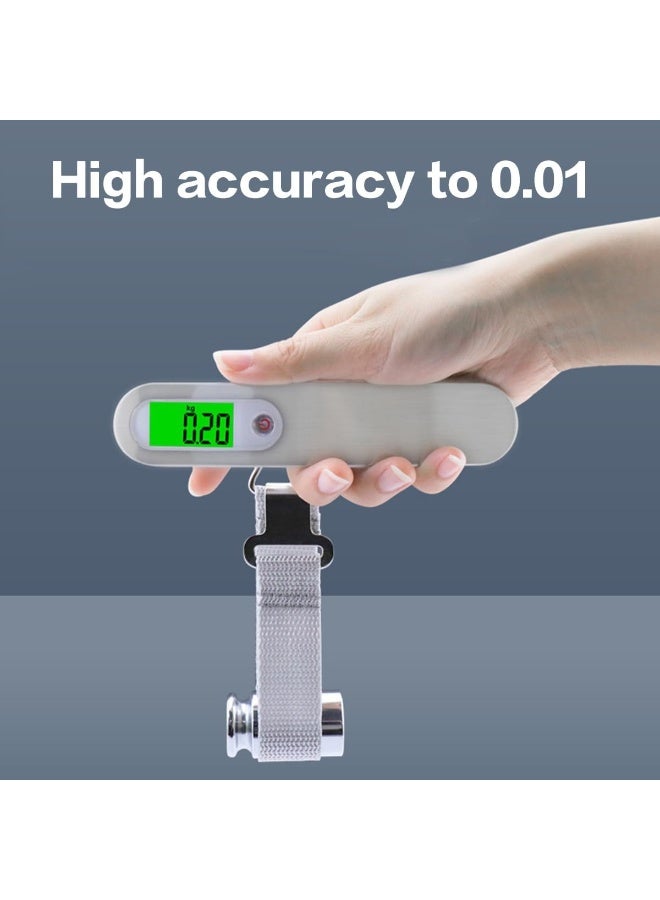 ECVV Digital Luggage Scale, 0.01kg Accurate, 50kg/10g Highly Precise, Portable for Trave - Image 2
