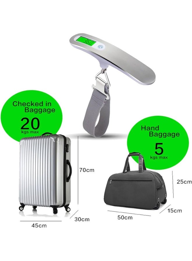 ECVV Digital Luggage Scale, 0.01kg Accurate, 50kg/10g Highly Precise, Portable for Trave - Image 4