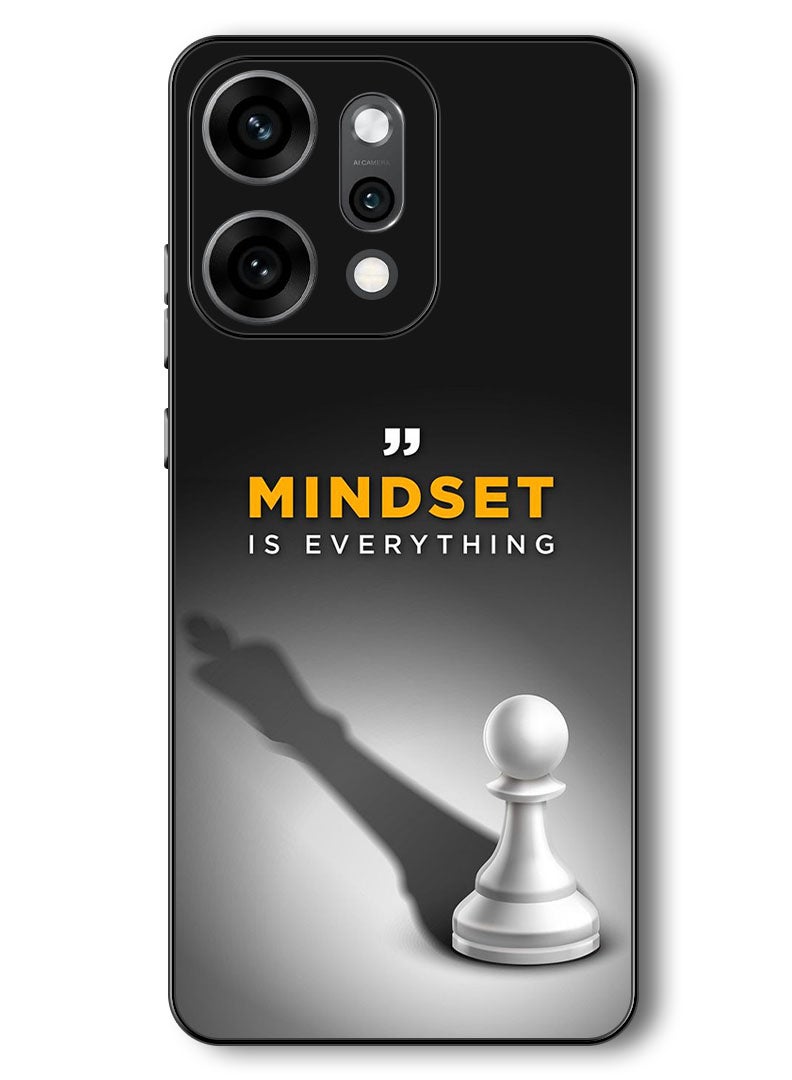 Theodor Case Compatible with Oppo Reno 14 Pro 6.83 Inch Protection Shockproof Bumper Cover Mindset is Everything (2) - Image 1