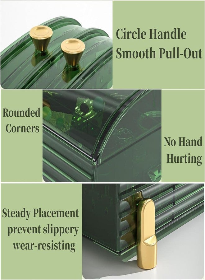 AZOD Clear Acrylic Jewelry Box Case for Bracelets Rings & Earring Elegant Jewelry Organizer Box Large Capacity Multi-Layer Desktop Anti-Dust Jewelry Storage Box 3 Sold - Image 5